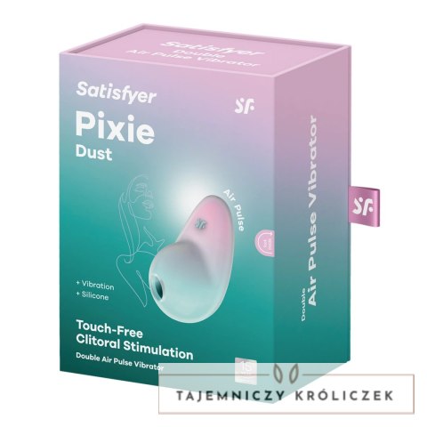 Satisfyer Pixie Dust - urządzenie pulsacyjne Double Air Pulse silikon Satisfyer