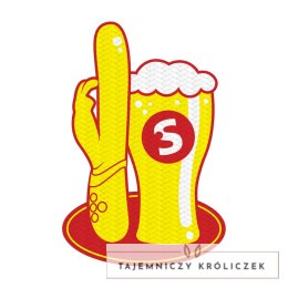 Shots Naszywka Woven Badge Piwo i Akcent Karnawałowy Kolorowy S-Line by Shots