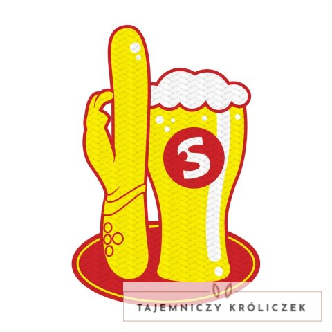 Shots Naszywka Woven Badge Piwo i Akcent Karnawałowy Kolorowy S-Line by Shots