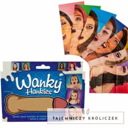Spencer & Fleetwood Wanky Hankies - Zestaw 7 dużych ozdobnych chusteczek 33x33 cm Spencer & Fleetwood