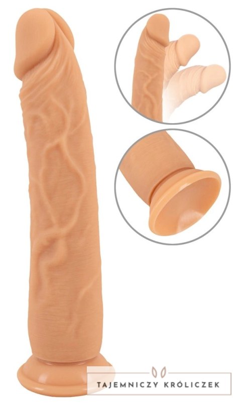 You2Toys European Lover Silicone model z przyssawką 23 cm czarny European Lover