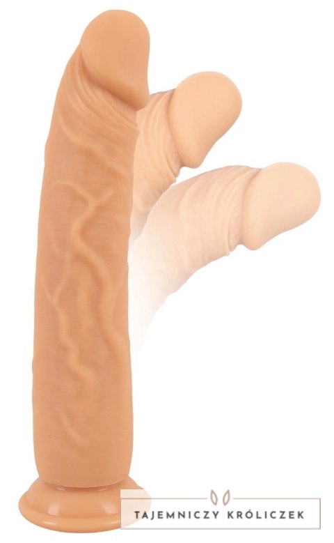 You2Toys European Lover Silicone model z przyssawką 23 cm czarny European Lover