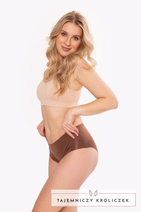 Figi Chocolate Midi Brązowy XL Julimex