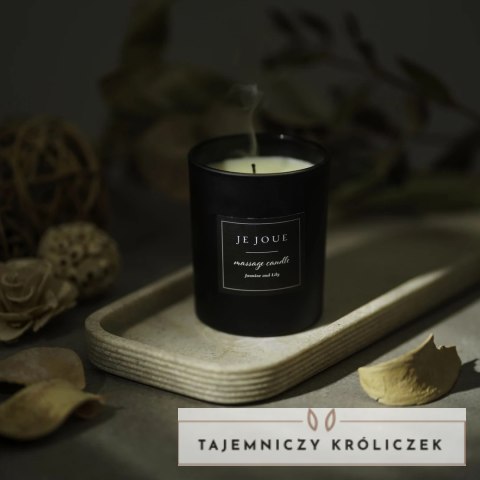 Je Joue Massage Candle Jasmine Lily - Świeca do masażu jaśmin lilia 120g Je Joue