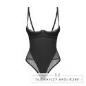 Obsessive Stelisa Body z odkrytymi plecami, czarne S/M Obsessive