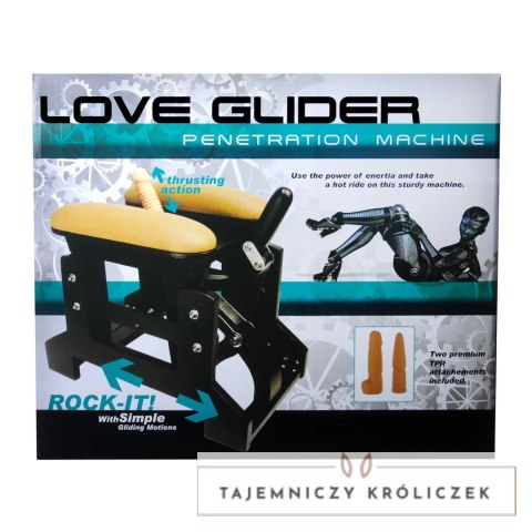 XR Brands Love Glider urządzenie intymne z podwojną nakładką Vac-U-Lock XR Brands