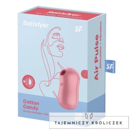 Satisfyer Cotton Candy Pulsacyjny model Air Pulse, silikonowy, rożowy Satisfyer