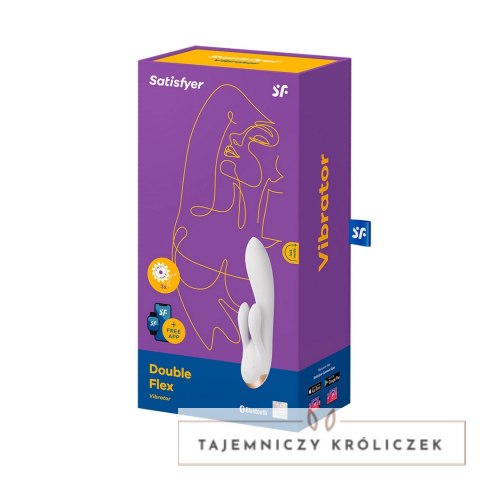 Satisfyer Double Flex - elastyczny model z trzema silnikami i Bluetooth Satisfyer