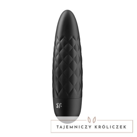 Satisfyer Power Bullet 5 czarny - kompaktowy model z teksturą Satisfyer