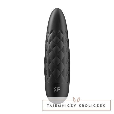 Satisfyer Power Bullet 5 czarny - kompaktowy model z teksturą Satisfyer