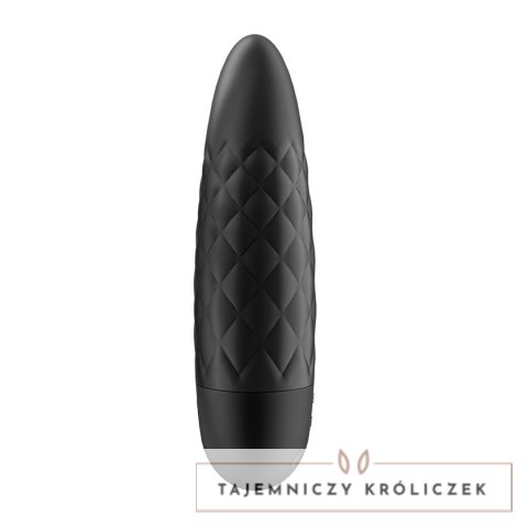 Satisfyer Power Bullet 5 czarny - kompaktowy model z teksturą Satisfyer