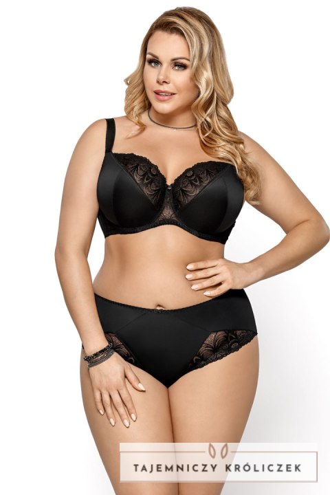 Biustonosz Casablanca K425 Czarny Czarny 80E Gorsenia
