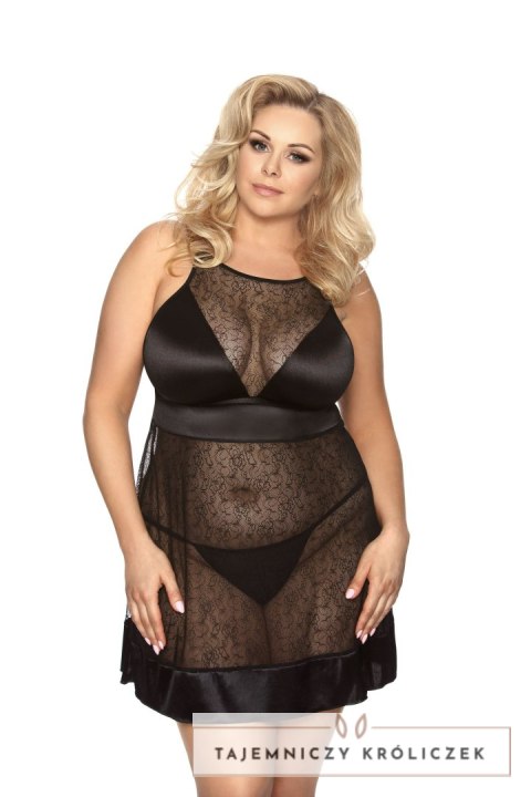 Koszulka Elisya + stringi GRATIS! Czarny XL/XXL Anais
