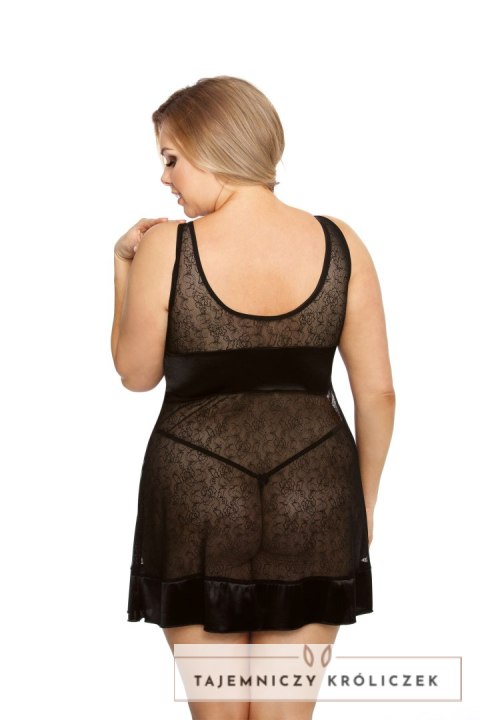 Koszulka Elisya + stringi GRATIS! Czarny XL/XXL Anais