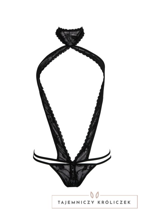 Body Alexandra + opaska na oczy GRATIS! Czarny XXXL Anais