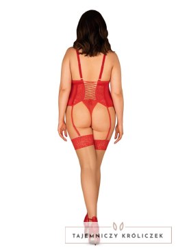 Gorset Blossmina + stringi GRATIS!!! Czerwony Obsessive