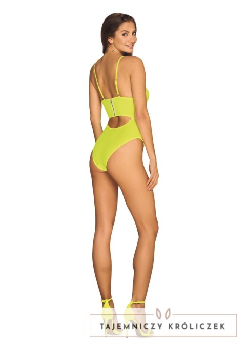 Body Neonia Żółty L/XL Obsessive