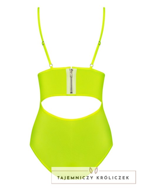 Body Neonia Żółty L/XL Obsessive