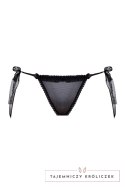 Gorset Barcelona IV C-138 + stringi GRATIS! Granatowo-Czarny 70D Kinga