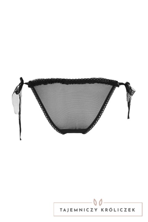 Gorset Barcelona IV C-138 + stringi GRATIS! Granatowo-Czarny 70D Kinga