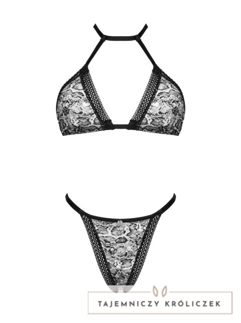 Komplet Xenita set Czarny Czarny L/XL Obsessive