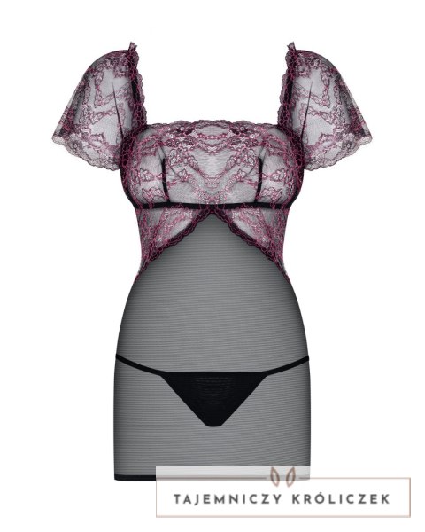 Koszulka Sedusia + stringi GRATIS! Czarny L/XL Obsessive
