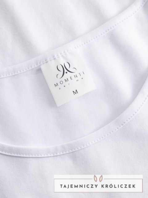 Piżama Flawless White-Pink XL Momenti Per Me