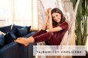 Dres Audrey Burgundowy Burgundowy M Babella