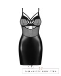 Koszula nocna Dominna Chemise Black XXL/XXXL Obsessive