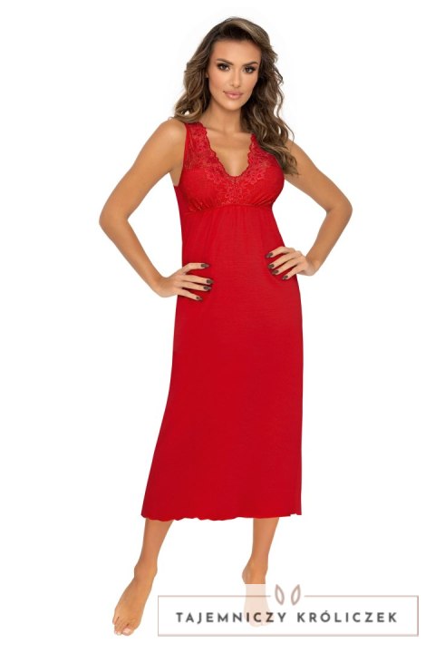 Koszulka Kristina Long Red Red 36 Donna