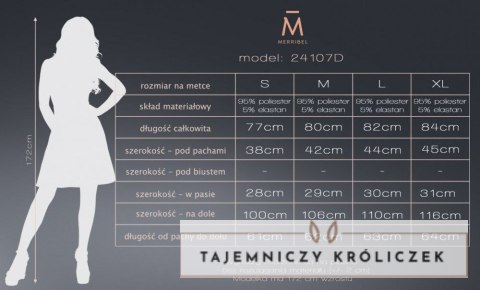 Sukienka Merribel 24107D Nude M Merribel
