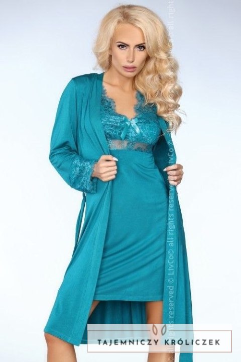 Szlafrok Brenda Morski S/M LivCo Corsetti