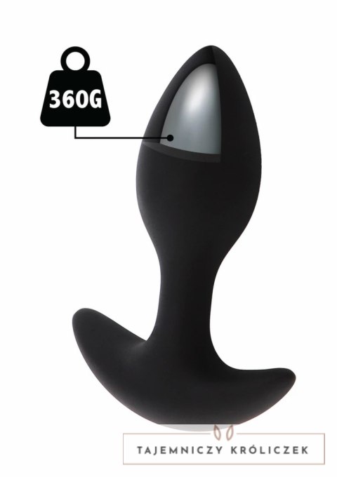Extreme by Hidden Desire Weighted Anal Plug 360g silikonowy czarny Hidden Desire