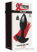 Extreme by Hidden Desire Weighted Anal Plug 360g silikonowy czarny Hidden Desire