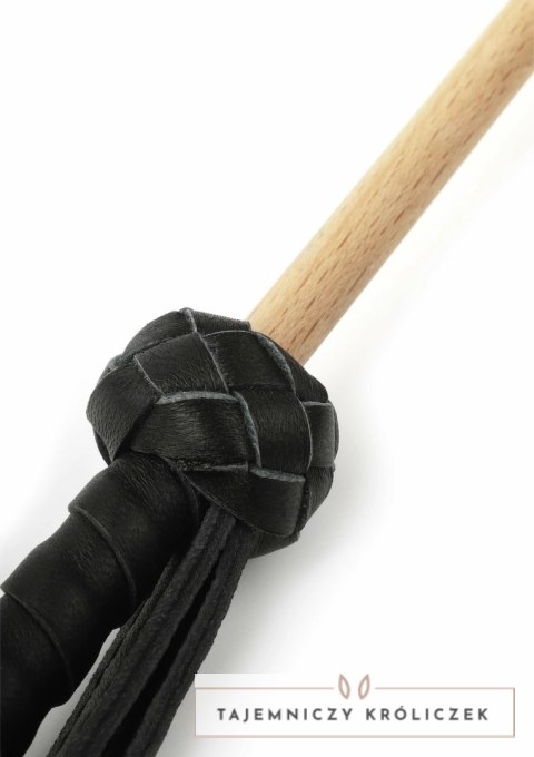 HIDDEN DESIRE EXTREME The Obedience Cane silikonowy bat czarny Hidden Desire