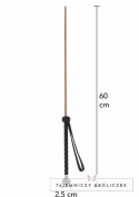 HIDDEN DESIRE EXTREME The Obedience Cane silikonowy bat czarny Hidden Desire