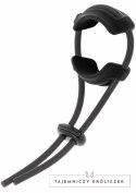 Hidden Desire Adjustable Comfort C-Ring silikonowy pierścień regulowany czarny Hidden Desire