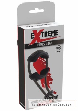 Hidden Desire Adjustable Comfort C-Ring silikonowy pierścień regulowany czarny Hidden Desire