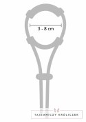 Hidden Desire Adjustable Comfort C-Ring silikonowy pierścień regulowany czarny Hidden Desire