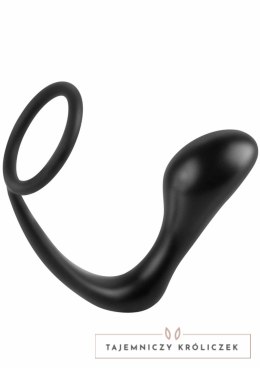Hidden Desire Ass Delight Prostate Plug silikonowy z pierścieniem, anatomiczny kształt Hidden Desire