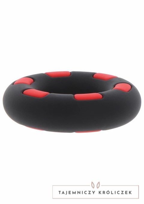 Hidden Desire Super Stud C-Ring silikonowy pierścień z wypustkami elastyczny Hidden Desire