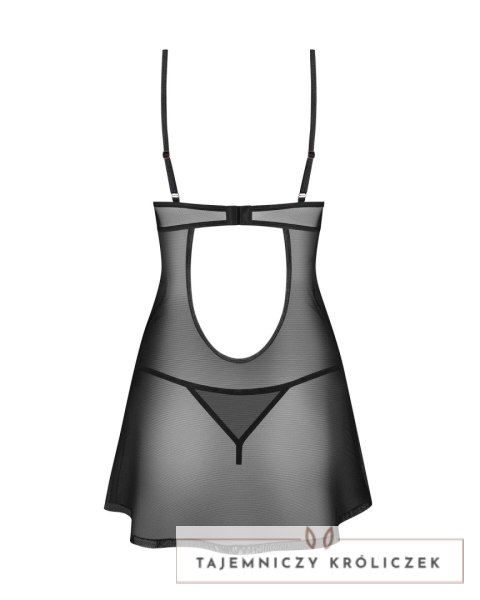 Koszula nocna Euridia Chemise Black XS/S Obsessive