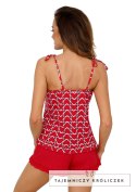 Piżama Love 1/2 Red Czerwony 40 Donna