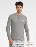 Piżama Usher 40946-90X Szary melanż Szary Melanż XXL Henderson