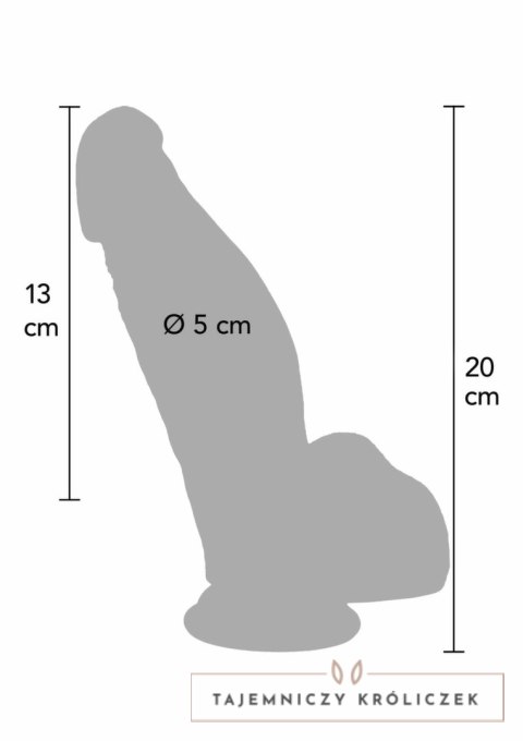 HIDDEN DESIRE INFERNO silikonowy model anatomiczny 18 cm dual-density Hidden Desire