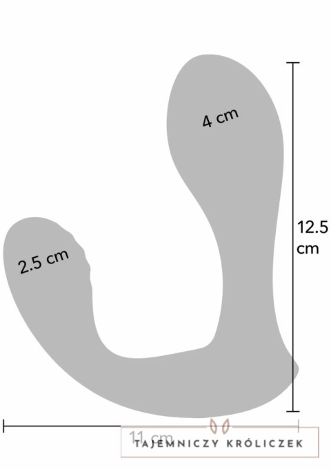 Hidden Desire Bullseye Prostate Plug wibrujący anatomiczny masażer z pilotem USB-C Hidden Desire