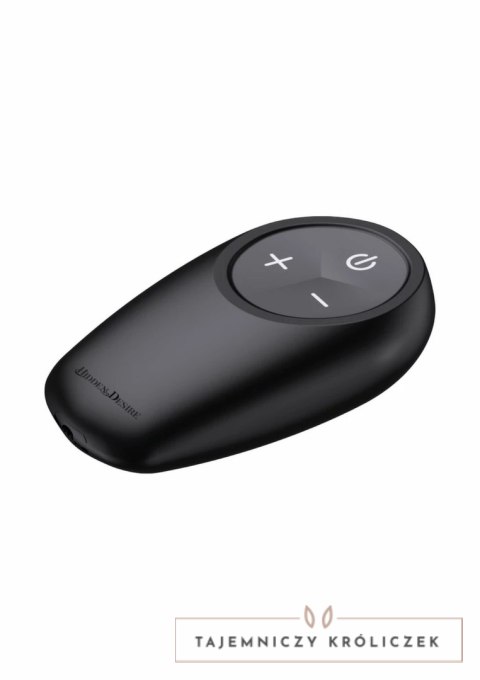 Hidden Desire Bullshead Power Anal Plug model z pilotem, 10 trybow, USB-C, czarny Hidden Desire
