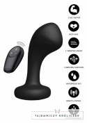 Hidden Desire Bullshead Power Anal Plug model z pilotem, 10 trybow, USB-C, czarny Hidden Desire