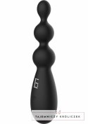 Hidden Desire Extreme Triple Thrill Anal Vibrator silikonowy 3-kulkowy czarny Hidden Desire
