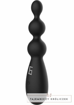 Hidden Desire Extreme Triple Thrill Anal Vibrator silikonowy 3-kulkowy czarny Hidden Desire
